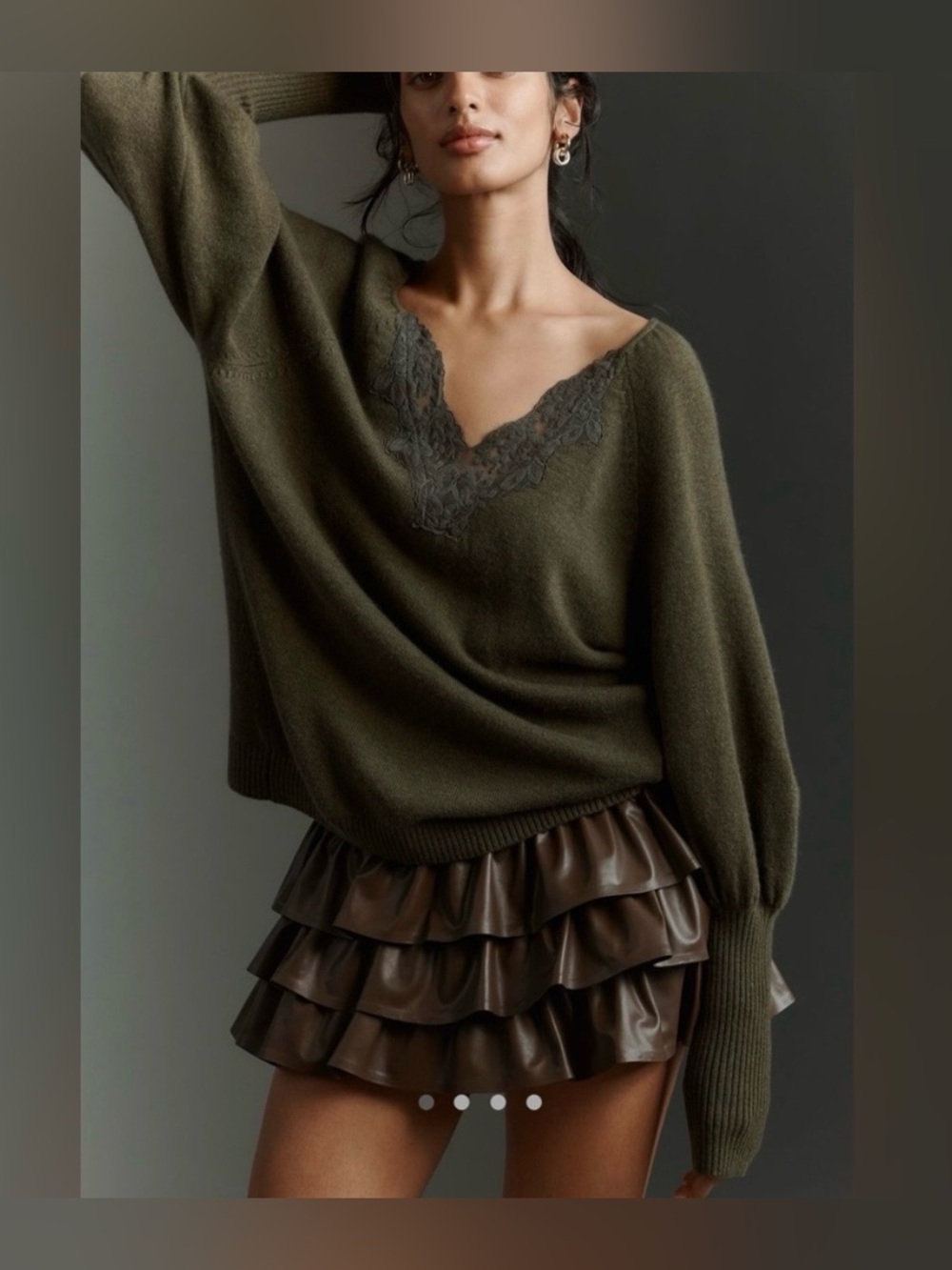 Anthropologie Cashmere Sweater. Size Small